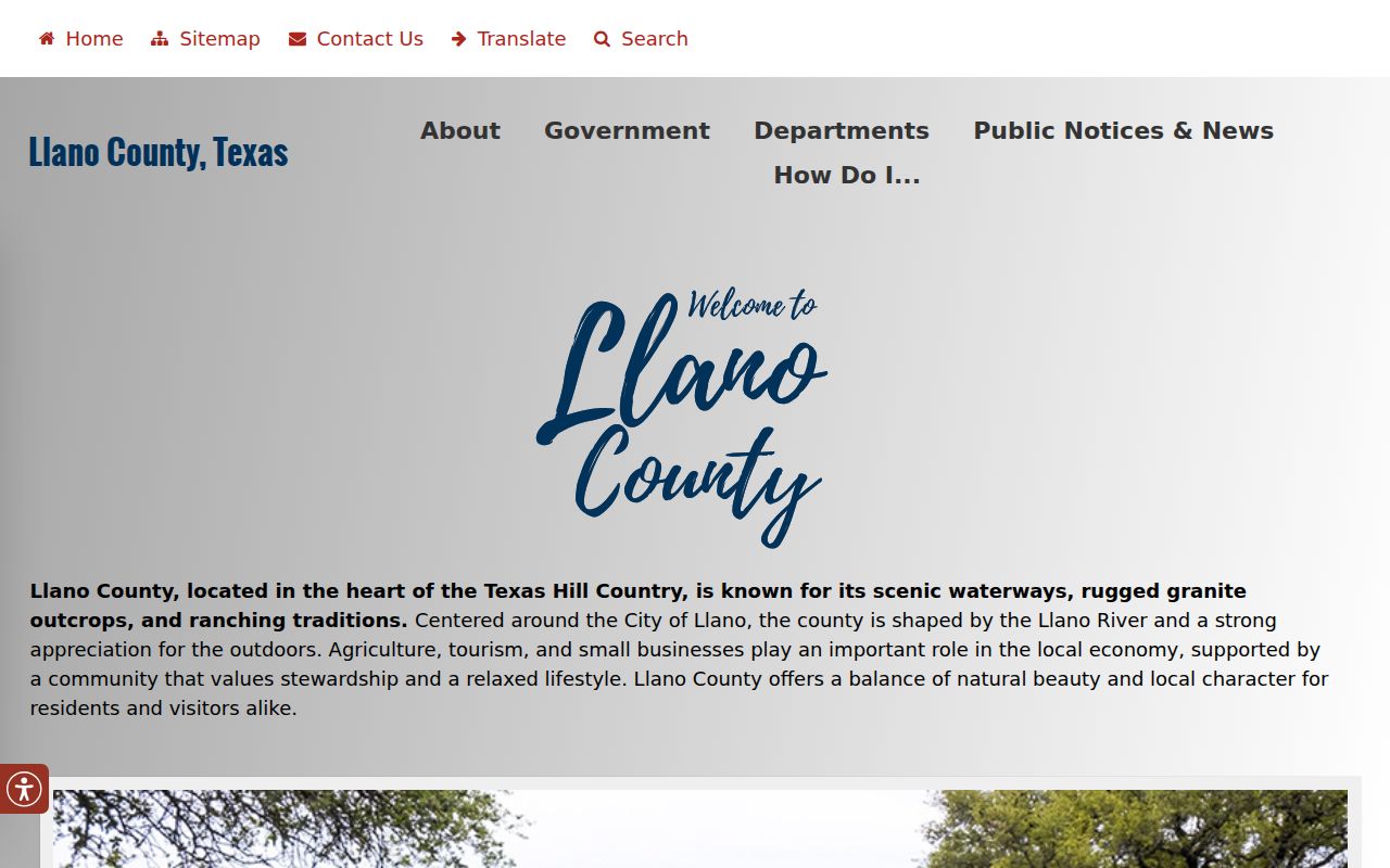 Llano County planning document used to rank incorporated cities